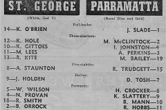 Slade,Perkins,,Bailey and Gill at Paramatta 1954