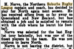 Capt/Coach Herb Narvo to play in 1939.