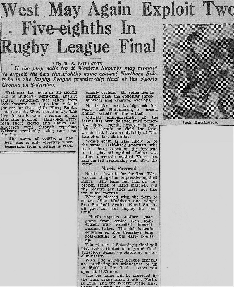 West may again exploit two 5/8's 1947.