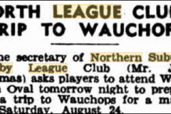 North's prepare for trip to Wauchope 1948.