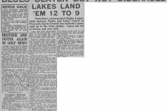 Blues beaten but not disgraced 1948.