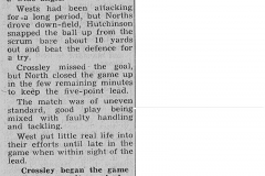 Hutchinson's try clinches Semi Final 1948.
