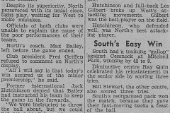 Norths defeat Wests in dull game 1948.