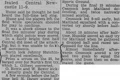 Referee stops game against Central 1949.