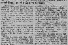 Alan Welch - 15th August 1951.