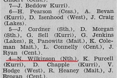 Bill Owen Player of the year 1959.