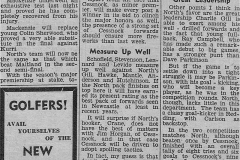 Bill Mackenzie in Norths team for GF 1953.