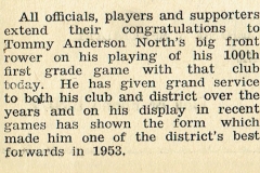 Tom Anderson 100 games 1959