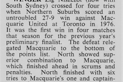 Ziggy Nisczcot scores 4 trys against Macquarie 1976..