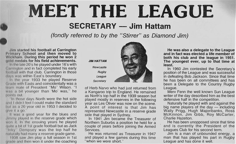 Jim Hattam 1977.