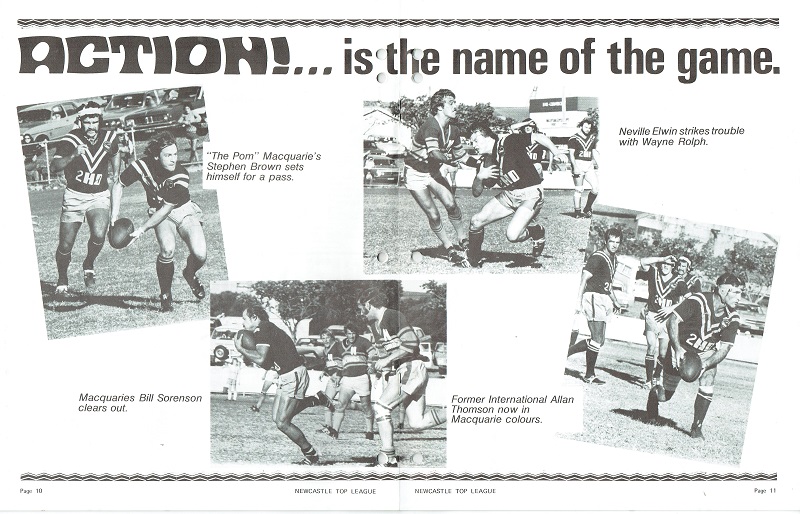 North Newcastle vs Macquarie Unitedl 1977.