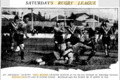 Northern Suburbs vs Maitland United 1934.