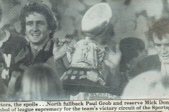 Zig Niszczot,Paul Grob and Mick Donnelly 1979 Grand final.
