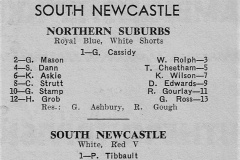 Under 19's Norths Vs Souths 1973.