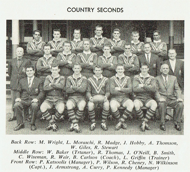 Norm Wilkinson Country 2nd's 1964.