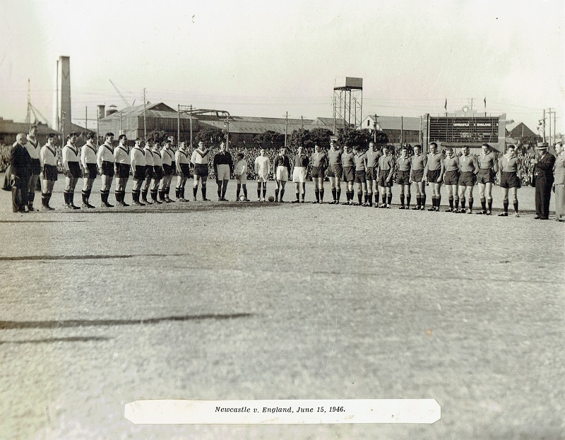 Newcastle vs England 1946 .