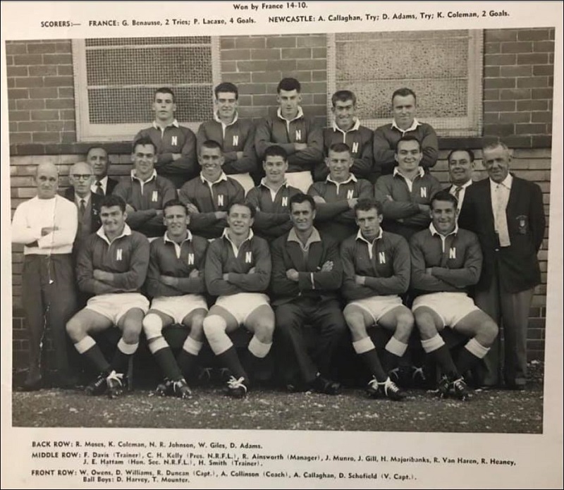 Newcastle vs France 1960.