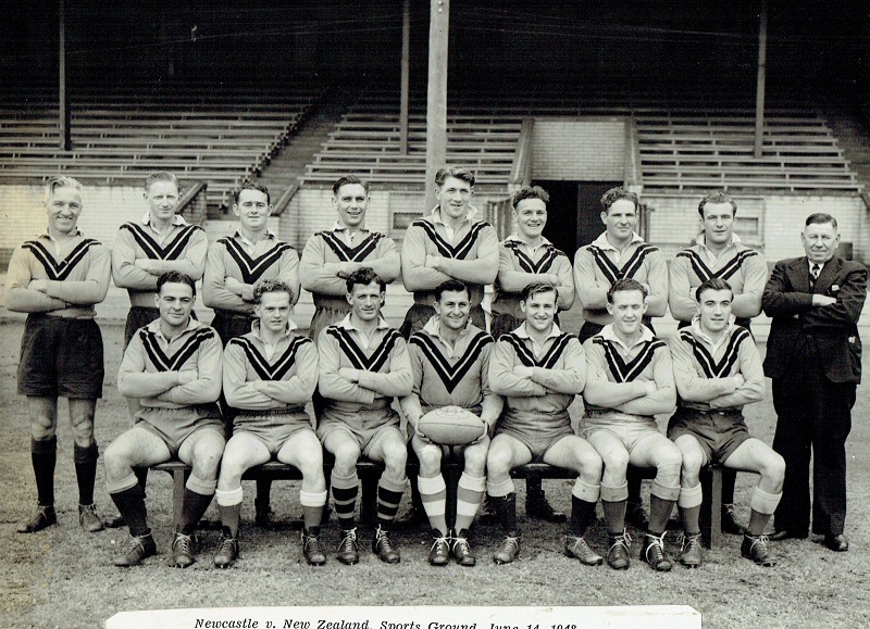 Newcastle Team vs New Zealand 1948.