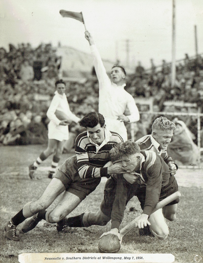 Jack Hutchinson in Wollongong 1950.