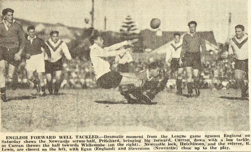 Newcastle vs England 17th June 1946.