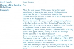 Bill Owen Biography.