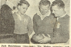 Jack Hutchinson pictured 24th May 1950.