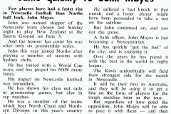 Article on John Mayes 1978.