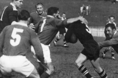 Michael Cleary (5) Fred Jackson( headgear),Billy Owens (1) and John Haynes....1963.