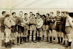 Newcastle team preparing vs NZ 1948.