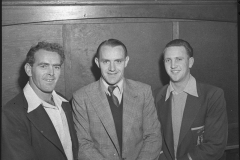 Charlie Gill,Albert Paul and Brian Carlson 1952 Kangaroos