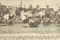 Newcastle vs England 17th June 1946.