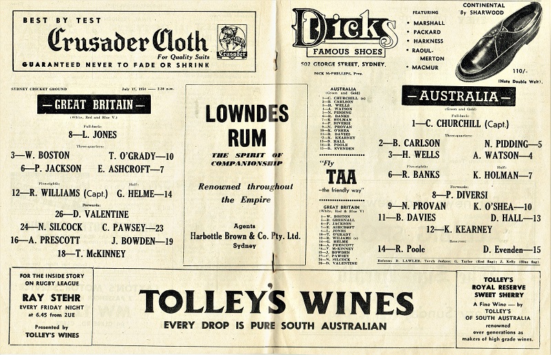 Australia vs Great Britain 3rd Test 1954 (2)