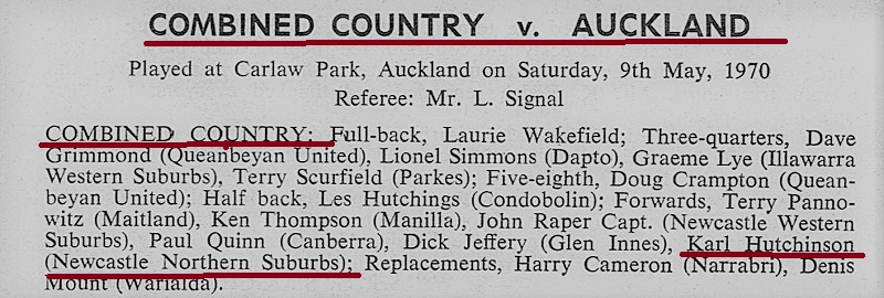Karl Hutchinson NZ vs NSW Country 1970 (1)