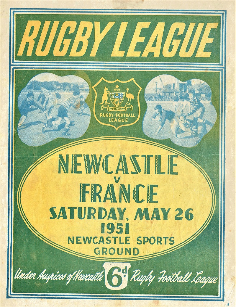 Newcastle vs France 26th May 1951.