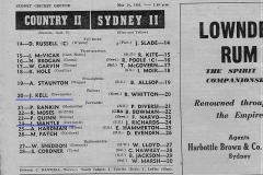 John Kell and Jack Mantle NSW Country Seconds 1955.