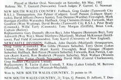 John Farrar NSW Country vs Newcastle Division 1982.