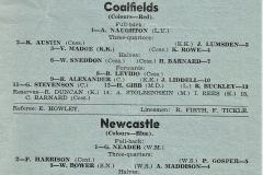 Newcastle vs Coalfields 1st May 1950 (2)