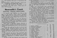 Newcastle vs France 26th May 1951.