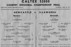 Newcastle vs Illawarra 24th April 1971.