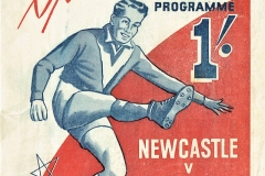 Newcastle vs New Zealand Program Cover 1956.