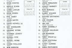 Newcastle vs Northern Division 22nd April 1978.