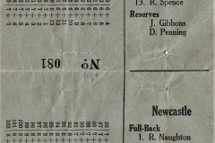 Newcastle vs Southern Division 1950 (2)