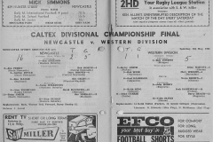 Newcastle vs Western Division 9th May 1964.
