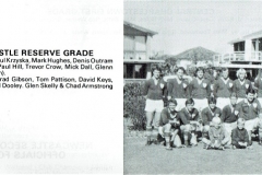 North Newcastle Reserve Grade 1982.