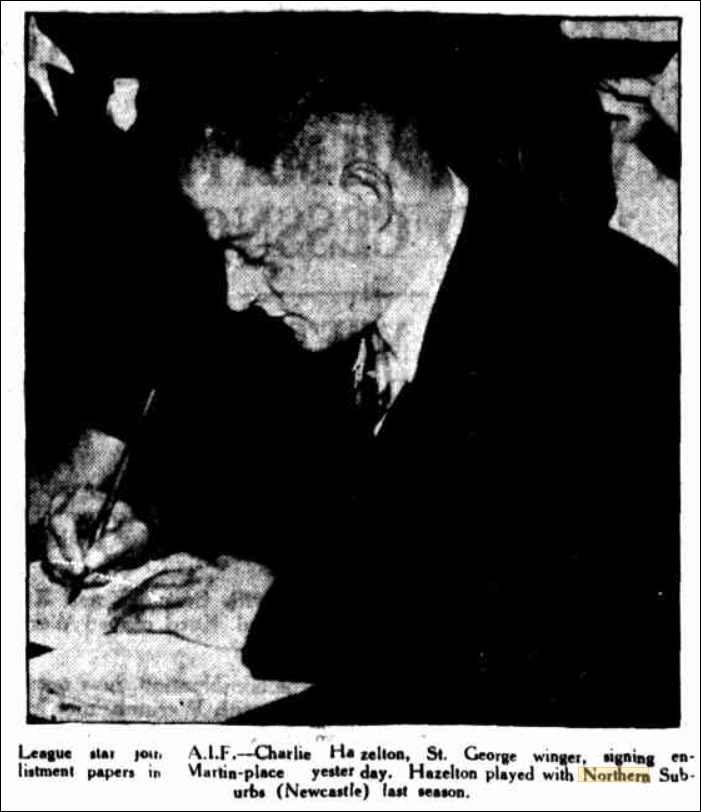 Charlie Hazelton 1940.