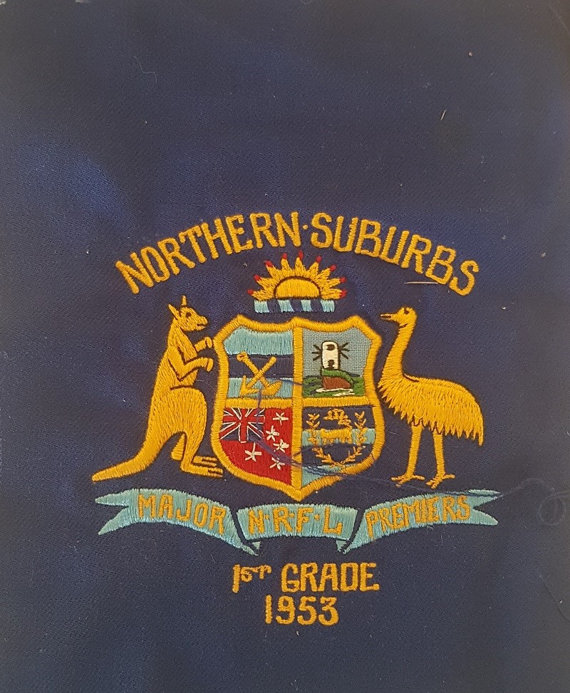 Bob Crane's 1953 Northern Suburbs Premiership Pocket.