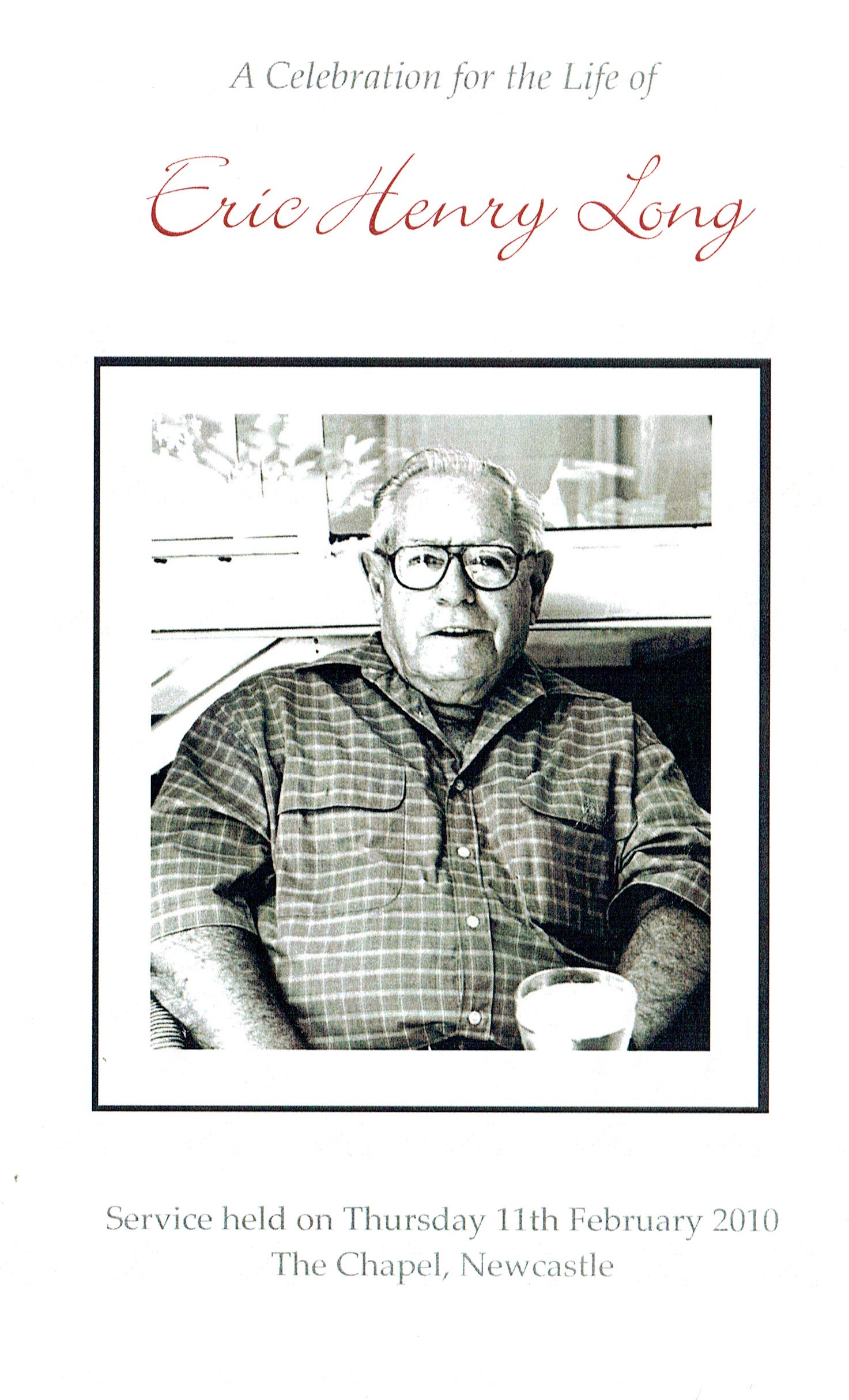 Eric Long Memorial Handout 2010.