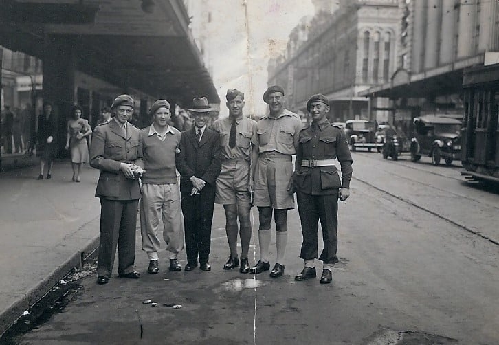 Herb Narvo WW2 - Sydney CBD