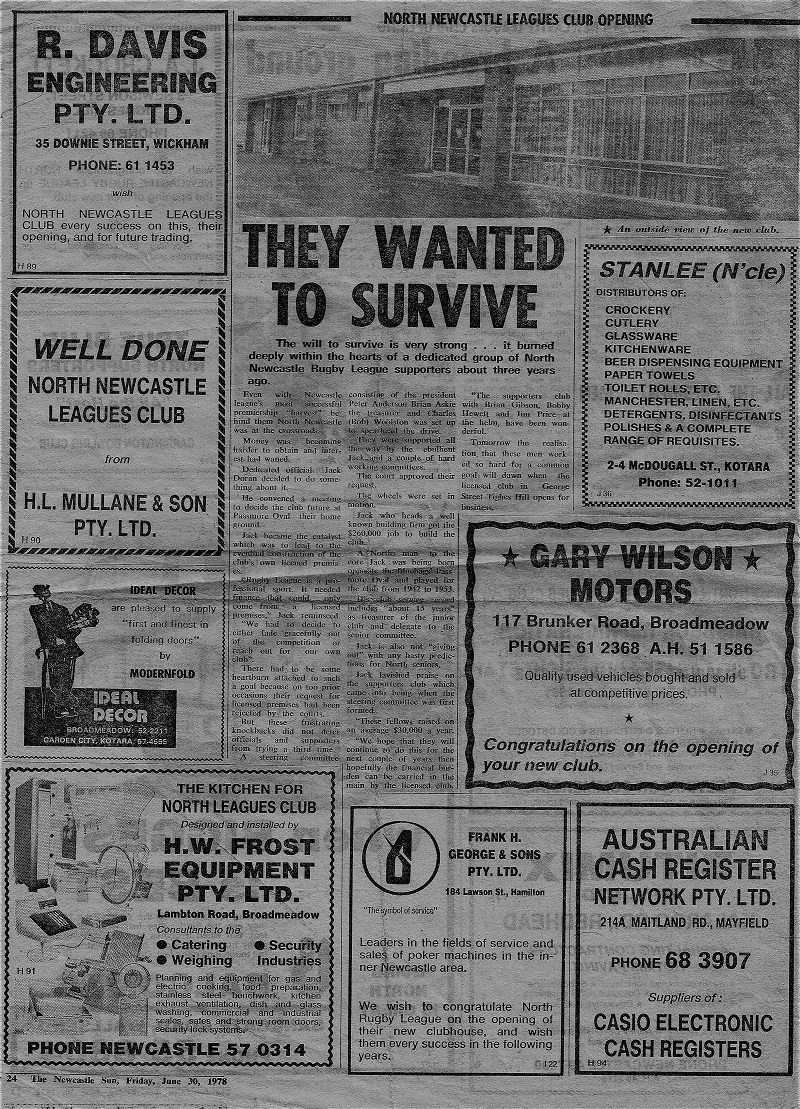 North Leagues Opening 1978. (3)