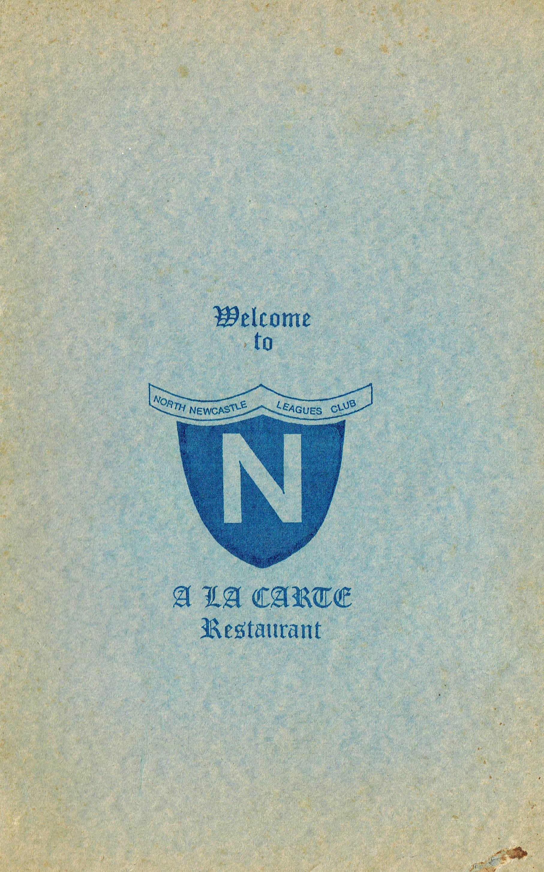 North Newcastle Leagues Club - Menu